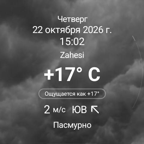 RWeather на часах: погода сейчас